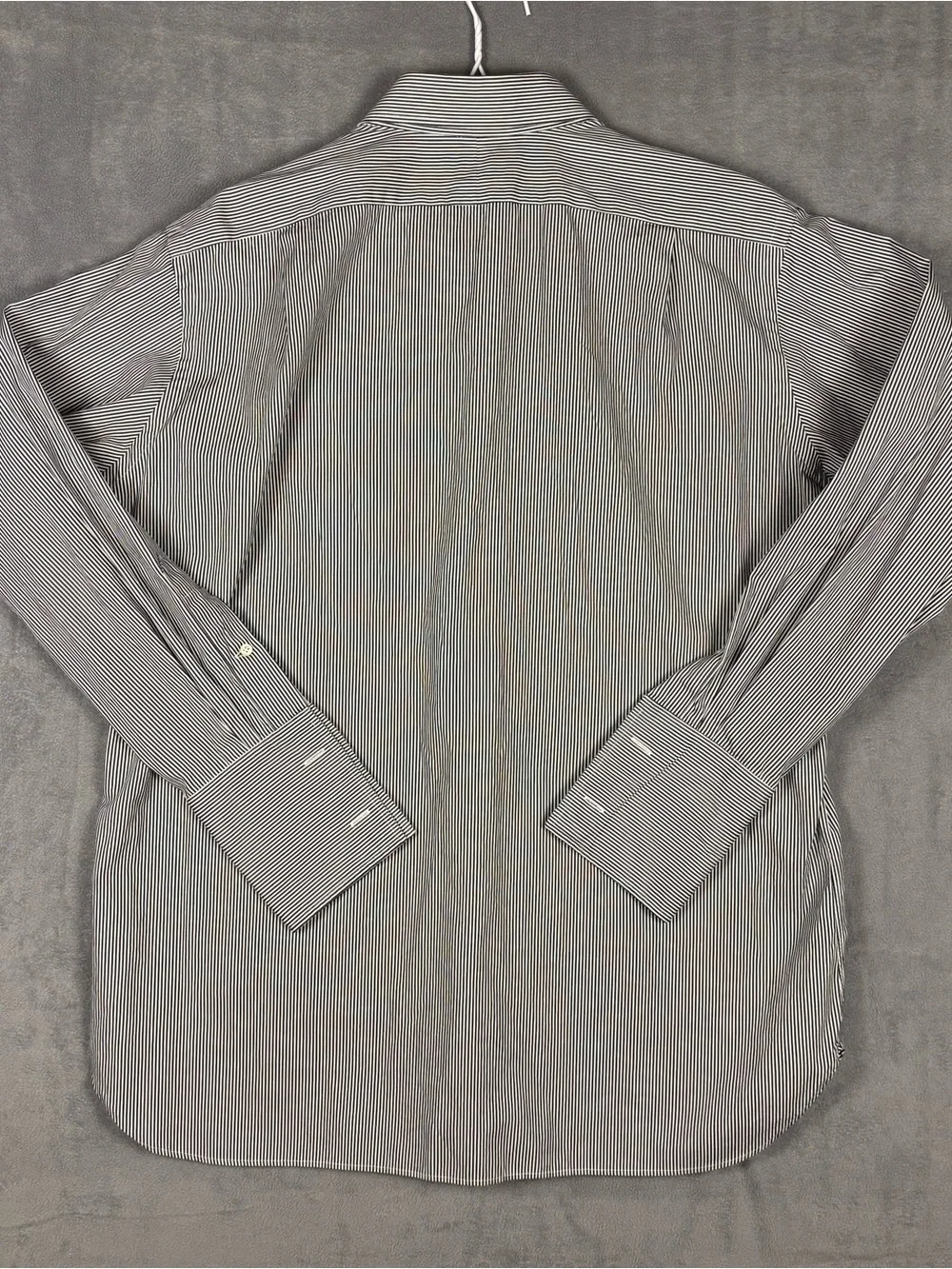 Polo Ralph Lauren Regent Dress Shirt 16.5 33 Striped French Cuff Mens Classic